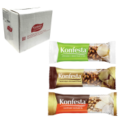 Конфеты KONFESTA ассорти (соленая карамель, шоколадно-ореховая, орехово-сливочная), 1100 г за 912 ₽. Конфеты фасованные.  Доставка по РФ. Без переплат!