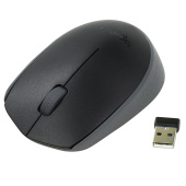 Мышь беспроводная LOGITECH M171, 2 кнопки + 1 колесо-кнопка, оптическая, черная, 910-004424 за 1 446 ₽. Мыши беспроводные компьютерные.  Доставка по РФ. Без переплат!