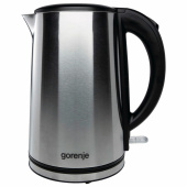 Чайник GORENJE K15DWS, 1,5 л, 2200 Вт, закрытый нагревательный элемент, металл, 740214 за 5 789 ₽. Чайники.  Доставка по РФ. Без переплат!