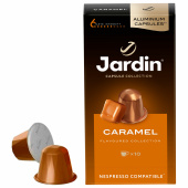Кофе в капсулах JARDIN "Caramel" для кофемашин Nespresso, 10 порций за 453 ₽. Кофе и какао в капсулах.  Доставка по РФ. Без переплат!