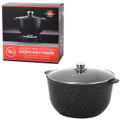 Кастрюля 10 л с жаропрочной крышкой, пятислойное антипригарное покрытие, ГАРДАРИКА "Орион", 1710-04-10 за 3&nbsp;011 ₽. Кастрюли и ковши.  Доставка по РФ. Без переплат!