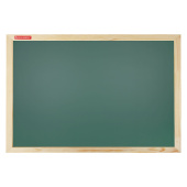 Доска для мела магнитная 30х45 см, зеленая, деревянная рамка, BRAUBERG "Wood", 238797 за 964 ₽. Доски для письма мелом.  Доставка по РФ. Без переплат!