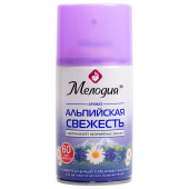 Сменный баллон 250 мл МЕЛОДИЯ "Альпийская свежесть", для автоматических освежителей, универсальный, 605228 за 166 ₽. Сменные баллоны аэрозольные.  Доставка по РФ. Без переплат!