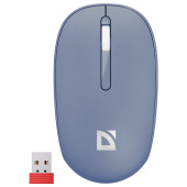 Мышь беспроводная DEFENDER Smart MM-396, 1600 dpi, 2 кнопки + 1 колесо-кнопка, оптическая, синяя, 52397 за 502 ₽. Мыши беспроводные компьютерные.  Доставка по РФ. Без переплат!