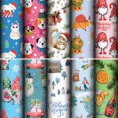 Бумага упаковочная новогодняя "Веселый Новый Год", 70х100 см, 10 дизайнов ассорти, ЗОЛОТАЯ СКАЗКА, 592563 за 44 ₽. Бумага упаковочная подарочная новогодняя.  Доставка по РФ. Без переплат!