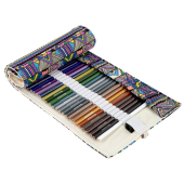 Карандаши цветные стираемые в пенале-скрутке BRAUBERG, 48 цветов + точилка и ластик, 182071 за 649 ₽. Карандаши цветные.  Доставка по РФ. Без переплат!