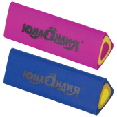 Ластик ЮНЛАНДИЯ "Candy", 44х15х15 мм, цвет ассорти, треугольный, 228725 за 5 ₽. Ластики классические.  Доставка по РФ. Без переплат!