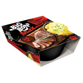 Пюре картофельное BIG BON Max "По-домашнему" с тушеной говядиной 110 г, 16808 за 213 ₽. Картофельное пюре быстрого приготовления.  Доставка по РФ. Без переплат!