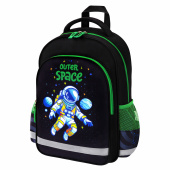 Рюкзак ПИФАГОР SCHOOL, 1 отделение, 3 кармана, "Outer space", 38x28х14 см, 273173 за 1&nbsp;255 ₽. Рюкзаки для начальной и средней школы.  Доставка по РФ. Без переплат!