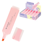 Текстовыделитель BRAUBERG "ORIGINAL PASTEL", ПАСТЕЛЬНЫЙ РОЗОВЫЙ, линия 1-5 мм, 151693 за 47 ₽. Текстовыделители.  Доставка по РФ. Без переплат!