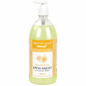 Мыло-крем жидкое 1 л, ЗОЛОТОЙ ИДЕАЛ "Молоко и мёд", дозатор, 609427 за 176 ₽. Мыло жидкое.  Доставка по РФ. Без переплат!