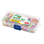 Набор для создания бижутерии и украшений BEADS SET, 200 элементов, 10 видов, пастель, BRAUBERG KIDS, 664693 за 251 ₽. Наборы для изготовления бижутерии.  Доставка по РФ. Без переплат!