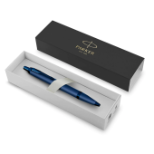 Ручка шариковая PARKER "IM Professionals Monochrome Blue", корпус синий металлик, сталь, синяя, 2172966 за 4&nbsp;240 ₽. Ручки шариковые подарочные.  Доставка по РФ. Без переплат!