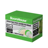 Зубочистки с МЕНТОЛОМ бамбуковые 500 шт. в индивидуальной упаковке, BOOMHOUSE (БУМХАУС), 701952 за 73 ₽. Зубочистки.  Доставка по РФ. Без переплат!