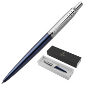 Ручка шариковая PARKER "Jotter Core Royal Blue CT", корпус синий, детали хром, синяя, 1953186 за 2&nbsp;436 ₽. Ручки шариковые подарочные.  Доставка по РФ. Без переплат!
