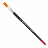 Кисть BRAUBERG, синтетика, плоская, № 9, 200215 за 71 ₽. Кисти для рисования.  Доставка по РФ. Без переплат!