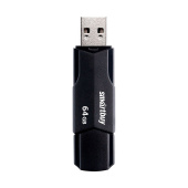 Флеш-диск 64 GB SMARTBUY Clue, USB 2.0, черный, SB64GBCLU-K за 621 ₽. Флеш-диски USB.  Доставка по РФ. Без переплат!