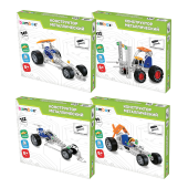 Конструктор металлический "Машинки" 4 вида ассорти, BAMBOX (БАМБОКС), 666367 за 279 ₽. Конструкторы.  Доставка по РФ. Без переплат!