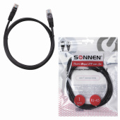 Кабель (патчкорд) UTP 5E категория, RJ-45, 1 м, SONNEN, для подключения Интернета по локальной сети LAN, 513122 за 44 ₽. Кабели-патчкорды RJ45 (для сетевых соединений).  Доставка по РФ. Без переплат!