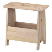 Табурет тумба деревянный, сосна, BRABIX "Scandi Wood SC-002", 490х250х450 мм, 641888, 004.02.35 за 3&nbsp;023 ₽. Комоды и тумбы из дерева "Scandi Wood".  Доставка по РФ. Без переплат!