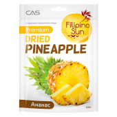 Ананас сушеный FILIPINO SUN 100 г, ВЬЕТНАМ за 296 ₽. Орехи и сухофрукты.  Доставка по РФ. Без переплат!