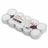 Свечи чайные Maxi Life, до 8 часов горения, вес 21 г, КОМПЛЕКТ 10шт., в гильзе, LAIMA, 609201 за 127 ₽. Свечи чайные.  Доставка по РФ. Без переплат!