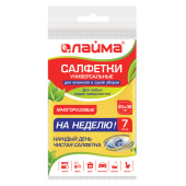 Салфетки ВИСКОЗНЫЕ универсальные STANDART, 25х38 см, КОМПЛЕКТ 7 шт., 90 г/м2, "НЕДЕЛЬКА", LAIMA, К4121, 605502 за 88 ₽. Салфетки хозяйственные.  Доставка по РФ. Без переплат!