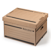 Короб архивный (405х330х265 мм), надстраиваемый, с крышкой, гофрокартон, BRAUBERG, 126521 за 446 ₽. Короба архивные.  Доставка по РФ. Без переплат!