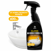 Средство для чистки сантехники кислотное 600 мл, GRASS GLOSS PROFESSIONAL, триггер, 125533 за 270 ₽. Средства для чистки ванных и туалетных комнат.  Доставка по РФ. Без переплат!