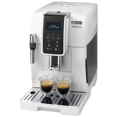 Кофемашина DELONGHI Dinamica ECAM 350.35.W, 1450 Вт, объем 1,8 л, ручной капучинатор, белая за 83&nbsp;520 ₽. Кофемашины автоматические.  Доставка по РФ. Без переплат!