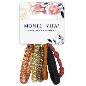 Резинки для волос НАБОР 6 шт., разные цвета, ассорти форм, MONTE VITA (МОНТЕ ВИТА), 457064 за 111 ₽. Резинки для волос.  Доставка по РФ. Без переплат!