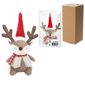 Украшение новогоднее интерьерное 40 см "Забавный оленёнок", полиэстер, ЗОЛОТАЯ СКАЗКА, 592509 за 684 ₽. Украшение интерьера.  Доставка по РФ. Без переплат!