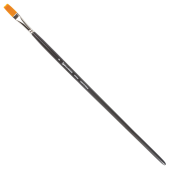 Кисть художественная проф. BRAUBERG ART CLASSIC, синтетика жесткая, плоская, № 8, длинная ручка, 200666 за 165 ₽. Кисти художественные из синтетического волоса.  Доставка по РФ. Без переплат!