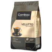 Кофе в зернах COFFESSO "VELUTTO", арабика 100%, 1 кг, 102489 за 3&nbsp;294 ₽. Кофе зерновой.  Доставка по РФ. Без переплат!