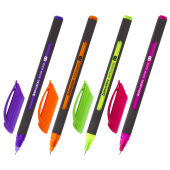 Ручка шариковая масляная BRAUBERG "Extra Glide Soft Color", СИНЯЯ, узел 0,7 мм, линия письма 0,35 мм, 142928 за 36 ₽. Ручки шариковые неавтоматические.  Доставка по РФ. Без переплат!
