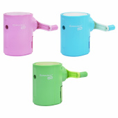 Точилка механическая BRAUBERG KIDS, для простых и цветных карандашей, цвет корпуса ассорти, 272006 за 298 ₽. Точилки механические.  Доставка по РФ. Без переплат!