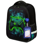 Ранец BRAUBERG FIT, 2 отделения, "Neon gamepad", 3D-панель, 38х27х14 см, 274385 за 4&nbsp;757 ₽. Ранцы для начальной школы.  Доставка по РФ. Без переплат!