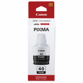 Чернила CANON (GI-40BK) для СНПЧ Pixma G5040/G6040/GM2040, черные, ресурс 6000 страниц, оригинальные, 3385C001 за 2&nbsp;568 ₽. Чернила для струйных принтеров и МФУ.  Доставка по РФ. Без переплат!