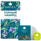 Чай NIKTEA "Горный Чабрец" черный, 25 пакетиков в конвертах по 2 г, TALTHA-DP0055 за 220 ₽. Чай пакетированный.  Доставка по РФ. Без переплат!