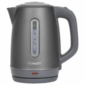 Чайник SCARLETT SC-EK21S42, 1,8 л, 1800 Вт, закрытый нагревательный элемент, стальной корпус за 2 235 ₽. Чайники.  Доставка по РФ. Без переплат!