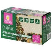 Электрогирлянда-сеть комнатная 1,5х1 м, 120 LED, теплый белый, 220 V, контроллер, ЗОЛОТАЯ СКАЗКА, 591104 за 765 ₽. Электрогирлянды и световые фигуры.  Доставка по РФ. Без переплат!