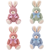 Игрушка мягкая "Зайчик", 15 см, ассорти 4 цвета, WOOZOO (ВУЗУ), 666811 за 359 ₽. Мягкие игрушки.  Доставка по РФ. Без переплат!