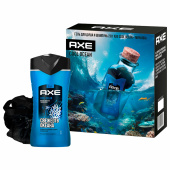 Подарочный набор AXE "COOL OCEAN": гель для душа и шампунь 2 в 1 (250 мл) + мочалка для тела за 382 ₽. Подарочные наборы.  Доставка по РФ. Без переплат!
