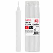 Свечи хозяйственные Standard, до 5 часов, КОМПЛЕКТ 6 шт., H=165 мм, D=16 мм, в пленке, LAIMA, 609205 за 79 ₽. Свечи хозяйственные.  Доставка по РФ. Без переплат!