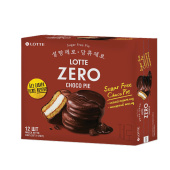 Печенье LOTTE "Choco Pie" ("Чоко Пай") ZERO, глазированное, 336 г (12 штук х 28 г) за 326 ₽. Печенье, крекеры, сухари и сушки.  Доставка по РФ. Без переплат!