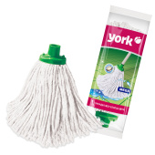 Насадка МОП для швабры веревочная, Мега, крепление еврорезьба, хлопок, 25см, 200г, YO, 73010 за 252 ₽. Насадки и тряпки для швабр (МОПы).  Доставка по РФ. Без переплат!