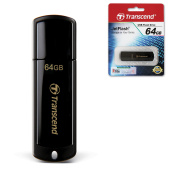 Флеш-диск 64 GB, TRANSCEND Jet Flash 350, USB 2.0, черный, TS64GJF350 за 1 110 ₽. Флеш-диски USB.  Доставка по РФ. Без переплат!