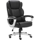 Кресло офисное BRABIX PREMIUM "Rest EX-555", пружинный блок, экокожа, черное, 531938 за 26 260 ₽. Кресла для руководителей.  Доставка по РФ. Без переплат!