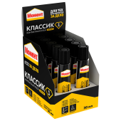 Клей универсальный МОМЕНТ-1, 30 мл, в шоу-боксе, 873854 за 129 ₽. Клей специальный.  Доставка по РФ. Без переплат!