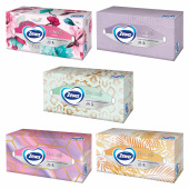 Салфетки косметические 90 штук в картонном боксе, 3-слойные, ZEMMA/ZEWA Deluxe Design, 284201 за 226 ₽. Салфетки косметические.  Доставка по РФ. Без переплат!
